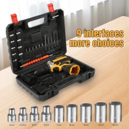 55Nm high torque brushless impact electric drill multifunctional cordless screwdriver rechargeable 1300mAh battery electric tool