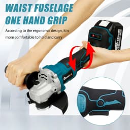 Drillpro 4 in 1 Electric Power Tools Set 800N.M Electric Wrench Rotary Hammer 13mm Power Drill 125mm Angle Grinder For Battery