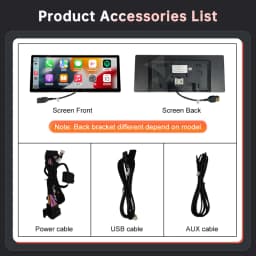 12.3'' Ultra-thin Screen Car Multimedia Display For BMW 3 Series E90 E91 E92 E93 5 Series E60 E61 Wireless CarPlay Android Auto