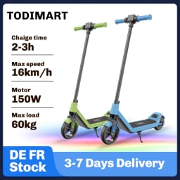 Todimart Electric Children, maximum speed 16 km/h, range 8-10 km, children 6-12 years old, LED screen