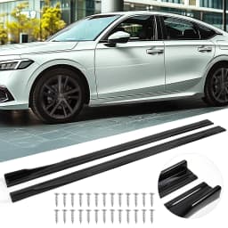 86.6“ Side Skirt Universal For BMW F10 5 Series 535i 528i M Sport 2011-2016 Extension Body Kit Apron Winglet Car Accessories