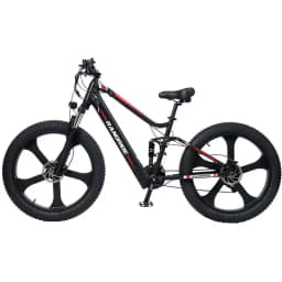 RANDRIDE YX90M Electric Bike, 26'' Fat Tire, 1000W Brushless Motor, 48V13.6Ah Battery, 45km/h Max Speed, 100km Range,