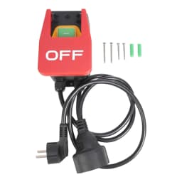 2000W Electromagnetic Switch Safety Switch with Socket Emergency Stop Switch AC250V 50/60Hz
