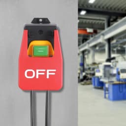 2000W Electromagnetic Switch Safety Switch with Socket Emergency Stop Switch AC250V 50/60Hz