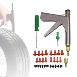 Car Wheel Vacuum Tyre Repair Tool Kit Mushroom Plug Tire Plugger Tubeless W/ Box