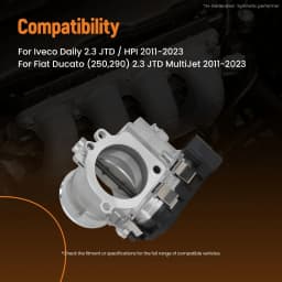 Throttle Body for Iveco Daily 2.3 JTD Fiat Ducato (250,290) 2011-2023 504385629