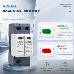 GEYA GSP9 1P+N 18mm SPD 20~40KA Surge Protector Lightning Protection Low-voltage Arrester Device AC275V SPD