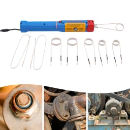 100W 220V Blue Handheld Magnetic Induction Heater Kit 800℃ Max Car Bolt Remover Repair Tools with 8Coils