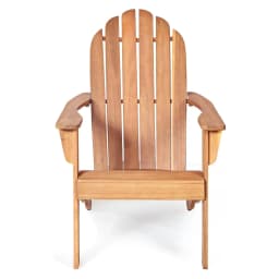 Adirondack Chair, Garden Chair Made of Acacia Wood, Garden Chair, Adirondack Chair for Garden, Patio (Natural)