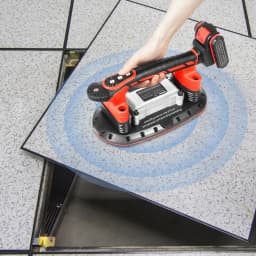 Handheld Tile Installation Tool with One Suction Cup Vibrator Slip-proof 6 Speeds Handheld Tiling Leveling Laying Vibration Machine