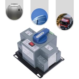 2P Automatic Switch 63A Home Dual Power Transfer Switch Emergency Current Switch Automatic Circuit Breaker Switch 220V