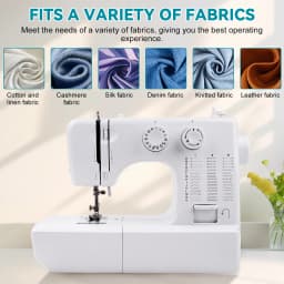 818 Mini Electric Sewing Machine Household 45 Stitches Sewing Machine with 42pcs Sewing Kit EU