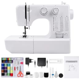 818 Mini Electric Sewing Machine Household 45 Stitches Sewing Machine with 42pcs Sewing Kit EU