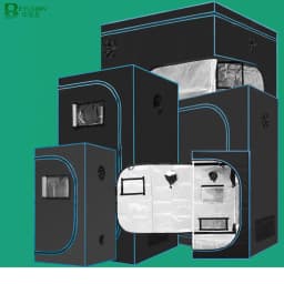 BEYLSION Mental Fabric Plant Grow Box Tent 600D Growing Tent Dark Room +Watch Window For Green House Plants Flower Hydroponic