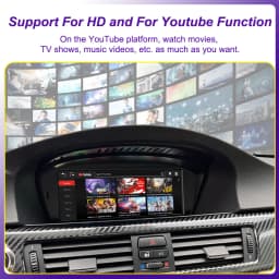 AUTOTOP 8.8" Wireless Carplay Android Auto Car Radio For BMW 3/5 Series E60 E61 E63 E90 E91 CIC CCC Linux Touch Screen YouTobe