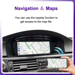 AUTOTOP 8.8" Wireless Carplay Android Auto Car Radio For BMW 3/5 Series E60 E61 E63 E90 E91 CIC CCC Linux Touch Screen YouTobe