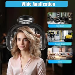 1400W Salon Infared Lamp Professional Standing Hair Hood Dryer Temp Perm Color Heater Processor Beauty Salon Barber Shop