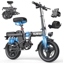 TOOFLY GE5 Foldable Electric Bicycle 250W 48V15AH Lithium Battery Adult Riding Electric Bike 14-inch Tire Urban Commuter E-bike