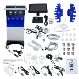 14 In 1 Hydro Oxygen Jet Super Bubble Machine Water Jet Peel Vacuum Blackhead Remover Oxygen Skin Aqua Beauty device