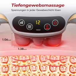 Automatic Abdominal Massager,Electric Stomach Massager Machine for Flattening Belly,Multiple-use for Waist Abdomen Back Neck Leg