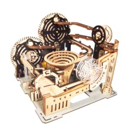 Electric 3D Wooden Puzzles Marble Run Model Kits Brain Teaser Puzzle DIY Handmade Christmas Gift