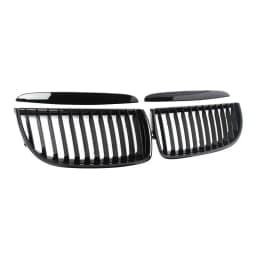 SAIQINGSP Gloss Black Front Kidney Grill Grille Bumper For BMW 3-Series E90 E91 2005-2008 CAR Accessories TOOLS