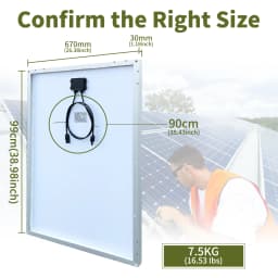 18V Photovoltaic Panel 140W 160W Rigid Glass Solar Panel Monocrystaillne Solar Cell For 12V/24V Battery Charger RV Boat Car Roof