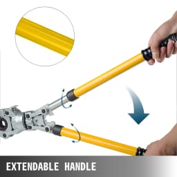 SucceBuy Plumbing Pipe Crimping Pliers Manual Crimper Tools with Torsion Spring & TH Jaws 16-32mm for PEX Aluminum Plastic Tube