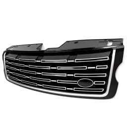 SAIQINGSP Gloss Black 2023 Style Fit Range Rover 2013-2017 Front Grille ABS Plastic Car Accessories Tools