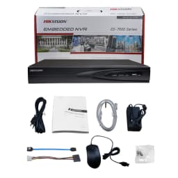 Hikvision 4K PoE NVR 4CH DS-7604NI-Q1/4P 8CH DS-7608NI-Q1/8P 8MP Two-Way Audio For CCTV Security Camera Network Video Recorder