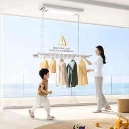 XIAOMI Mijia Multifunction Clothes Drying Rack 1S Electric Clothes Drying Rack Indoor Lifting Uvc Drying 35kg UVC Mi Home