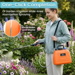 6.5L/8L/9L Automatic Electric Sprayer Garden Plant Sprayer Handheld Rechargeable Sprinkler Sprayer Atomization Shouldered Watering Can
