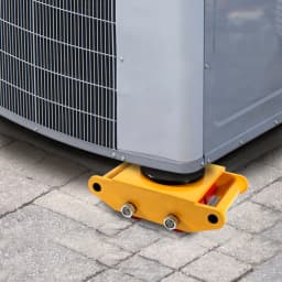 6T Heavy Duty Machinery Mover 360° Rotation Cap Cargo Trolley Machine Transport Roller Cart Industrial Dolly Skate Handling Tool