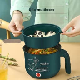 Mini Non-Stick Electric Cooker Kitchen 1-2 People Double Hot Pot Multifunction Steamer Electric Cooker for Home