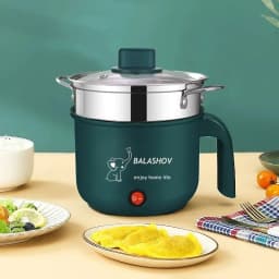 Mini Non-Stick Electric Cooker Kitchen 1-2 People Double Hot Pot Multifunction Steamer Electric Cooker for Home