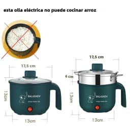 Mini Non-Stick Electric Cooker Kitchen 1-2 People Double Hot Pot Multifunction Steamer Electric Cooker for Home