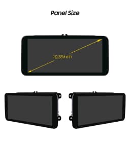 10.34" Hizpo Android Auto Car Radio for Volkswagen VW Golf Touran Passat Polo Jetta Sharan Caddy Skoda Octavia Seat Carplay Navi