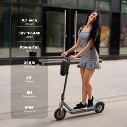 JUICEASE E1 Electric Scooter Powerful Motor 36V 10.4Ah Battery 25KM Long Range Foldable Smart APP Control Adult Commuter EScooter EU Stock