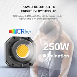COLBOR CL220R 220W RGBWW Full Color COB LED Video Light for Camera Studio Film Video Shooting Vlogging Photography Lamp CRI 97+