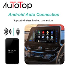 Wireless Carplay Android Auto Interface Decoder Box For Toyota Touch 2 & Entune2.0 Tundra Tundra RAV4 Tacoma Camry Corolla CH-R