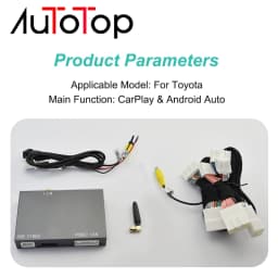 Wireless Carplay Android Auto Interface Decoder Box For Toyota Touch 2 & Entune2.0 Tundra Tundra RAV4 Tacoma Camry Corolla CH-R