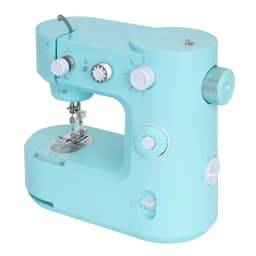 Portable Mini Sewing Machine With Foot Pedal Led Light 5 Stitch Pattern For Clothing, Pants, Silk, Chiffon, Shirts