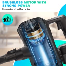 6-in-1 Cordless Vacuum Cleaner 30kPa, Upright Stick & Handheld with Removable Battery â For Carpets, Hard Floors & Pet Hair