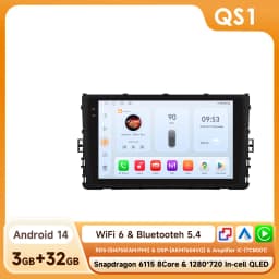 Hizpo Android Auto Radio for VW Volkswagen MQB Polo Plus/T-Cross/Zoals T-Kruis/T- Roc Carplay 4G Car Multimedia GPS Navigation