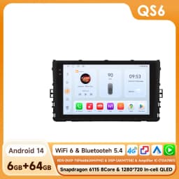 Hizpo Android Auto Radio for VW Volkswagen MQB Polo Plus/T-Cross/Zoals T-Kruis/T- Roc Carplay 4G Car Multimedia GPS Navigation