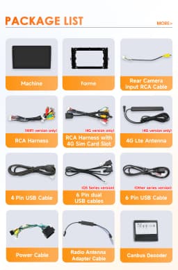Hizpo Android Auto Radio for VW Volkswagen MQB Polo Plus/T-Cross/Zoals T-Kruis/T- Roc Carplay 4G Car Multimedia GPS Navigation