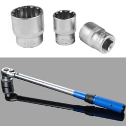 21 Pcs 1/2 Torx Sockets Set Ratchet Wrench Tool 12-point 8-36mm Specification Socket Head Set Car Repair Tool