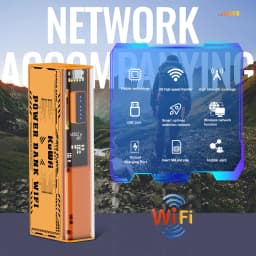 KuWFi 8000mAh 4G Mobile Router 150Mbps Portable Travel Modem Long Battery Life 2.4GHz 5.8Ghz Single Wi-Fi Hotspot as Power Bank