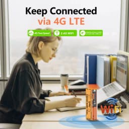 KuWFi 8000mAh 4G Mobile Router 150Mbps Portable Travel Modem Long Battery Life 2.4GHz 5.8Ghz Single Wi-Fi Hotspot as Power Bank