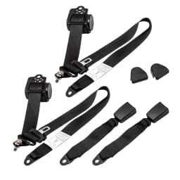 3 Point Retractable for Seat Belt Set of 2 for Jeep CJ YJ Wrangler 1982 1983 1984-1995